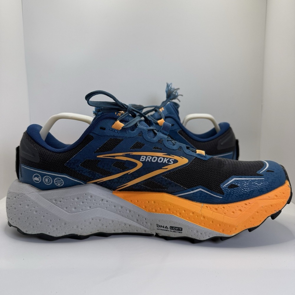 Brooks Caldera 7 Men's 9‎ Shoes Blue 1104151D015 Running Trail Walking Sneaker - Picture 2 of 13